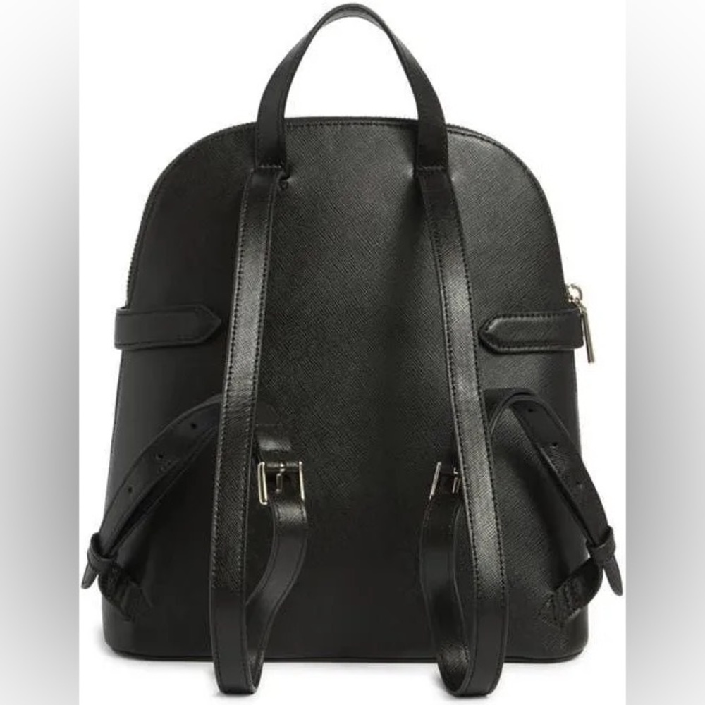 Kate Spade Staci Dome Backpack; Saffiano Leather;Black Leather Backpack;Like New - Picture 5 of 13